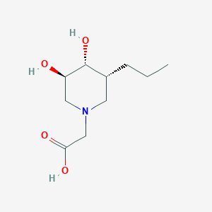 1-Piperidineaceticacid, 3,4-dihydroxy-5-propyl-, (3R,4R,5R)-