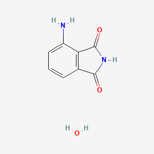 4-Aminoisoindole-1,3-dione;hydrate