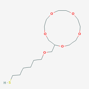 1-Hexanethiol, 6-(1,4,7,10,13-pentaoxacyclopentadec-2-ylmethoxy)-