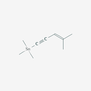 molecular formula C9H16Sn B15414772 Stannane, trimethyl(4-methyl-3-penten-1-ynyl)- CAS No. 348622-12-8