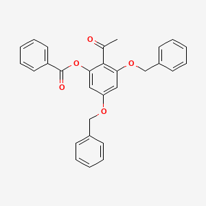 2-Acetyl-3,5-bis(benzyloxy)phenyl benzoate