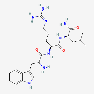 L-Leucinamide, D-tryptophyl-L-arginyl-