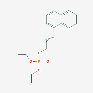 B15415133 Diethyl 3-(naphthalen-1-yl)prop-2-en-1-yl phosphate CAS No. 164527-46-2