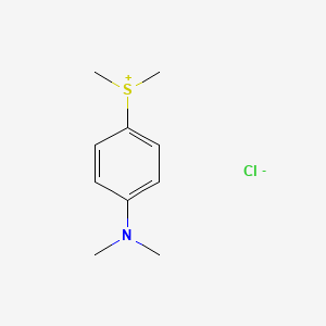 [4-(Dimethylamino)phenyl](dimethyl)sulfanium chloride