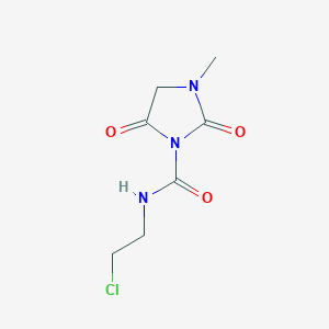 N-(2-Chloroethyl)-3-methyl-2,5-dioxoimidazolidine-1-carboxamide