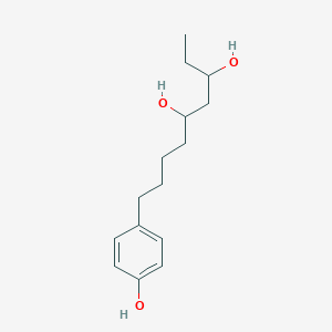 9-(4-Hydroxyphenyl)nonane-3,5-diol