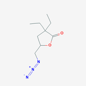 5-(Azidomethyl)-3,3-diethyloxolan-2-one