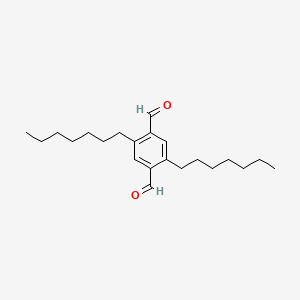 2,5-Diheptylbenzene-1,4-dicarbaldehyde