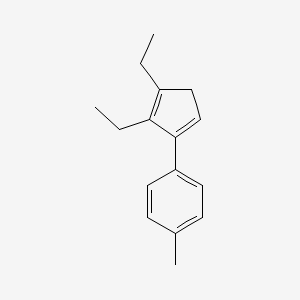 1-(4,5-Diethylcyclopenta-1,4-dien-1-yl)-4-methylbenzene