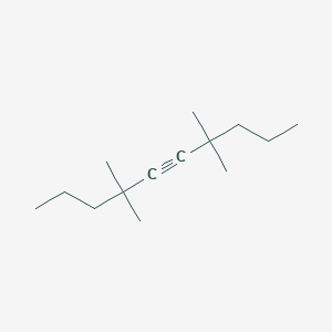 molecular formula C14H26 B15415218 4,4,7,7-Tetramethyldec-5-yne CAS No. 138471-98-4