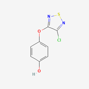 4-[(4-Chloro-1,2,5-thiadiazol-3-yl)oxy]phenol