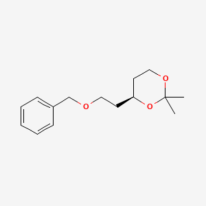 (4S)-4-[2-(Benzyloxy)ethyl]-2,2-dimethyl-1,3-dioxane