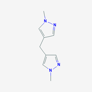 molecular formula C9H12N4 B15415529 4,4'-Methylenebis(1-methyl-1H-pyrazole) CAS No. 140657-75-6