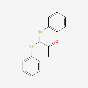 1,1-Bis(phenylselanyl)propan-2-one