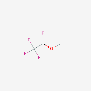 molecular formula C3H4F4O B15415587 Ethane, 1,1,1,2-tetrafluoro-2-methoxy-, (S)- CAS No. 156700-89-9