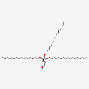 molecular formula C55H104O4 B15415673 [3,4,5-Tris(hexadecyloxy)phenyl]methanol CAS No. 138433-01-9