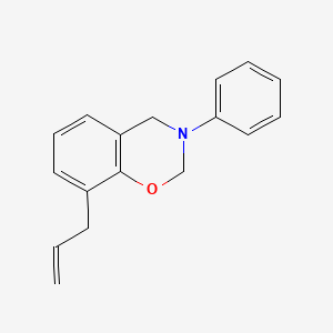 molecular formula C17H17NO B15415690 3-Phenyl-8-(prop-2-en-1-yl)-3,4-dihydro-2H-1,3-benzoxazine CAS No. 174522-68-0