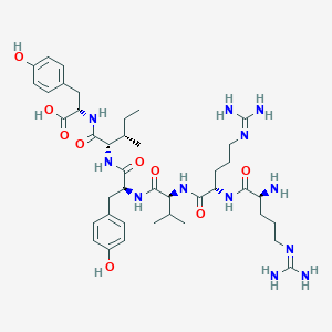 N~5~-(Diaminomethylidene)-L-ornithyl-N~5~-(diaminomethylidene)-L-ornithyl-L-valyl-L-tyrosyl-L-isoleucyl-L-tyrosine