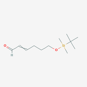 6-{[tert-Butyl(dimethyl)silyl]oxy}hex-2-enal