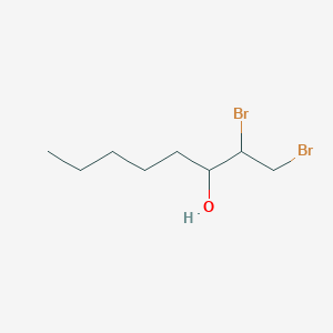 molecular formula C8H16Br2O B15415811 1,2-Dibromooctan-3-OL CAS No. 159832-04-9