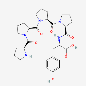 molecular formula C29H39N5O7 B15415836 L-Prolyl-L-prolyl-L-prolyl-L-prolyl-L-tyrosine CAS No. 178921-93-2