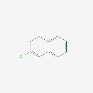 molecular formula C10H9Cl B15415894 3-Chloro-1,2-dihydronaphthalene CAS No. 138384-40-4