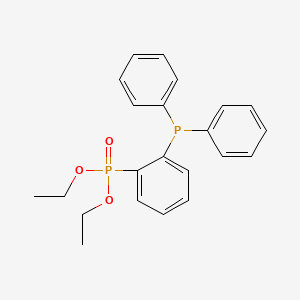 molecular formula C22H24O3P2 B15415927 Diethyl [2-(diphenylphosphanyl)phenyl]phosphonate CAS No. 182625-37-2