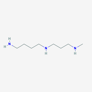 molecular formula C8H21N3 B15415939 1,4-Butanediamine, N-[3-(methylamino)propyl]- CAS No. 163405-02-5