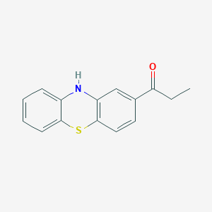 molecular formula C15H13NOS B015416 1-(10H-Phenothiazin-2-yl)propan-1-one CAS No. 92-33-1