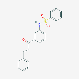 N-[3-(3-Phenylacryloyl)phenyl]benzenesulfonamide