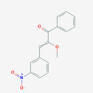 2-Methoxy-3-(3-nitrophenyl)-1-phenylprop-2-en-1-one