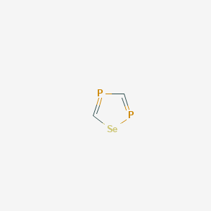 molecular formula C2H2P2Se B15416066 1,2,4-Selenadiphosphole CAS No. 163354-38-9