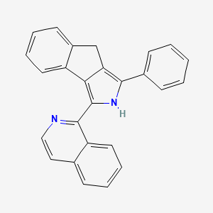 3-(Isoquinolin-1-yl)-1-phenyl-2,8-dihydroindeno[1,2-c]pyrrole