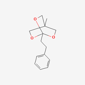 2,6,7-Trioxabicyclo[2.2.2]octane, 4-methyl-1-(2-phenylethyl)-