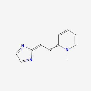 2-[2-(2H-Imidazol-2-ylidene)ethylidene]-1-methyl-1,2-dihydropyridine