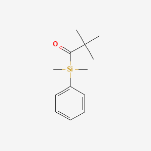 Silane, (2,2-dimethyl-1-oxopropyl)dimethylphenyl-