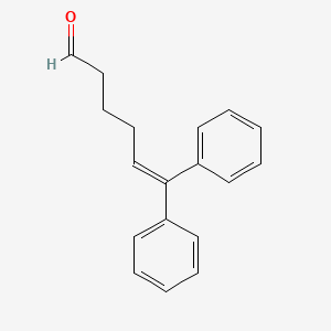 6,6-Diphenylhex-5-enal