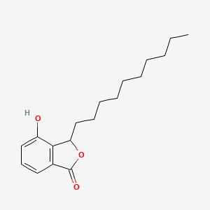 3-Decyl-4-hydroxy-2-benzofuran-1(3H)-one