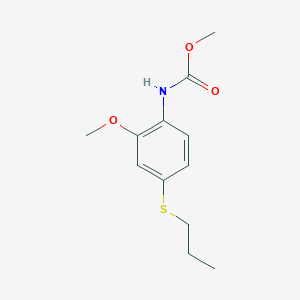 Methyl [2-methoxy-4-(propylsulfanyl)phenyl]carbamate