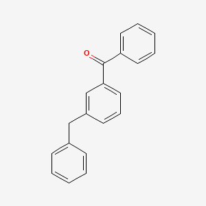 molecular formula C20H16O B15416902 Methanone, phenyl[3-(phenylmethyl)phenyl]- CAS No. 138107-35-4