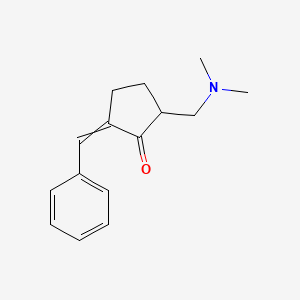 2-Benzylidene-5-[(dimethylamino)methyl]cyclopentan-1-one