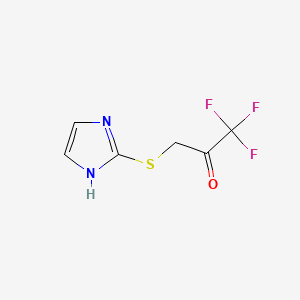 2-Propanone, 1,1,1-trifluoro-3-(1H-imidazol-2-ylthio)-