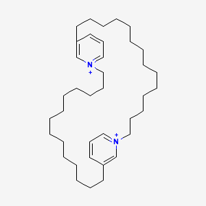 1,20-Diazoniatricyclo[33.3.1.116,20]tetraconta-1(39),16,18,20(40),35,37-hexaene