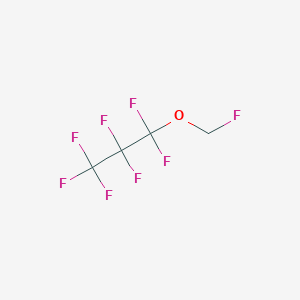 molecular formula C4H2F8O B15416958 1,1,1,2,2,3,3-Heptafluoro-3-(fluoromethoxy)propane CAS No. 184899-81-8