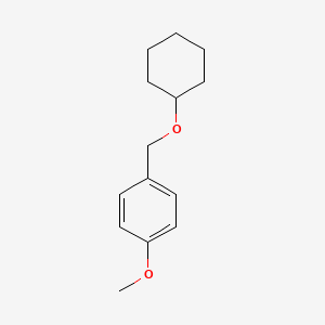 Benzene, 1-[(cyclohexyloxy)methyl]-4-methoxy-