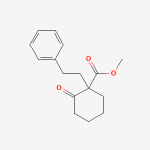 Methyl 2-oxo-1-(2-phenylethyl)cyclohexane-1-carboxylate