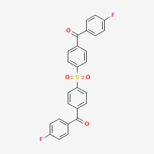 [Sulfonyldi(4,1-phenylene)]bis[(4-fluorophenyl)methanone]