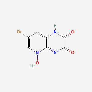 7-bromo-5-hydroxy-1H-pyrido[2,3-b]pyrazine-2,3-dione