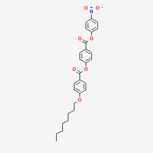 4-[(4-Nitrophenoxy)carbonyl]phenyl 4-(octyloxy)benzoate