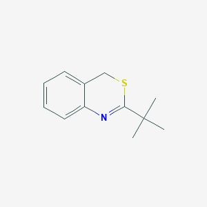 molecular formula C12H15NS B15417021 2-tert-butyl-4H-3,1-benzothiazine CAS No. 137092-55-8